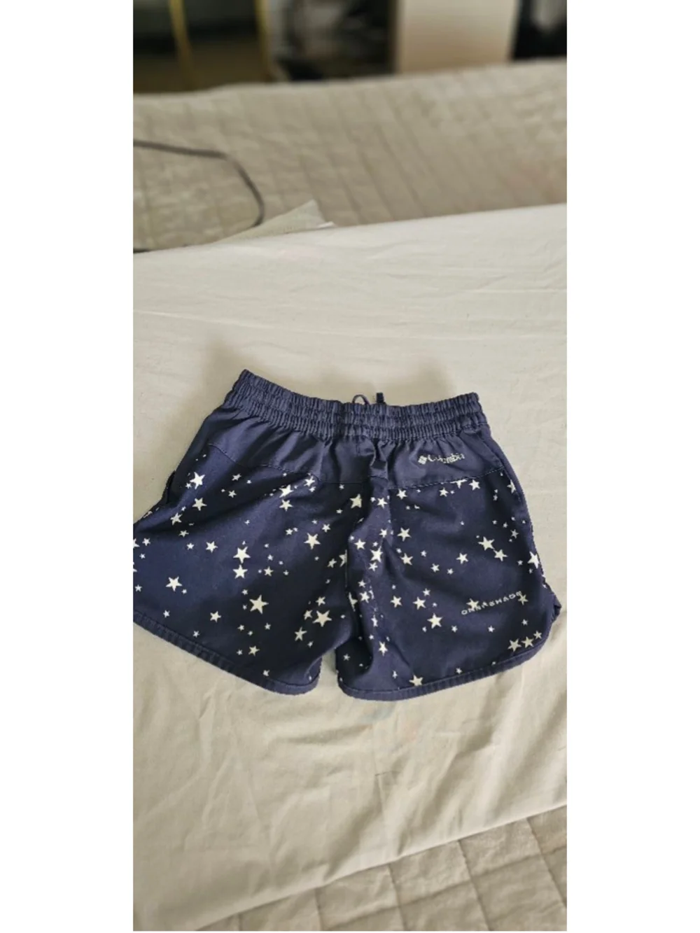 Columbia girls‎ Navy White Star Print Shorts S